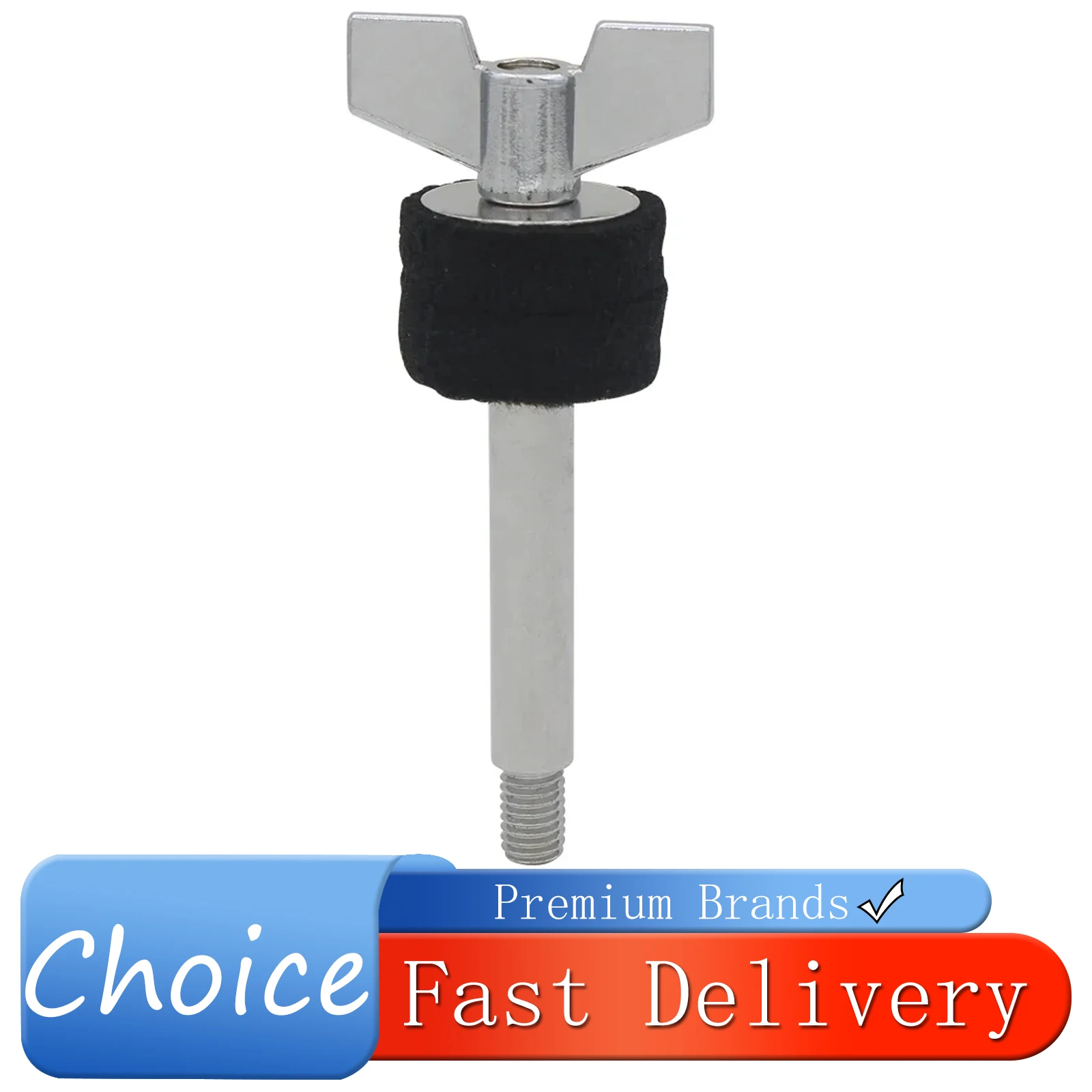 SLADE Drum Cymbal Stacker Iron Plating Drum Hanging Screw Metal With Felt Washers Percussion Instrument Accessories Drum Kit