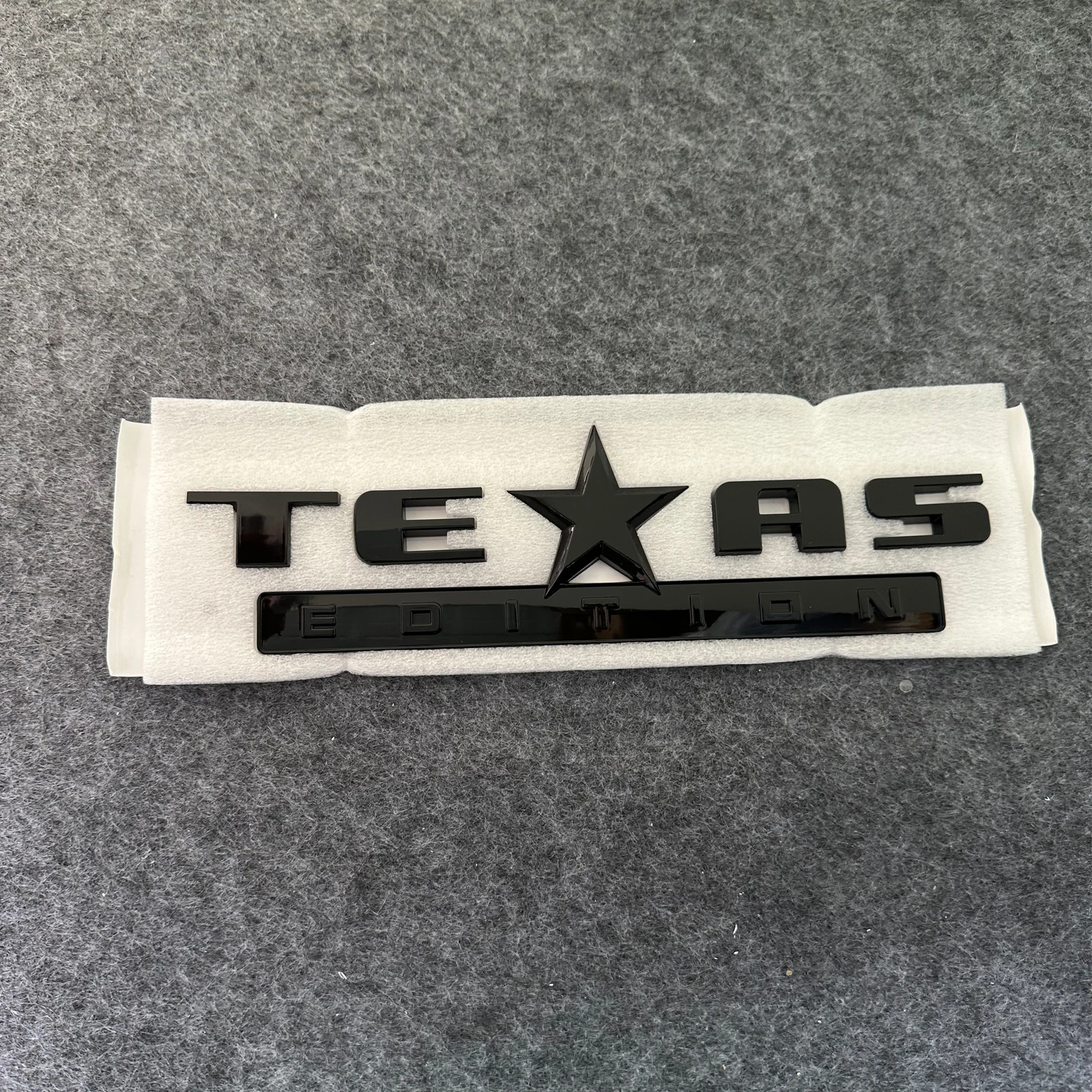 1pcs x Chrome Silver Black ABS TEXAS EDITION EMBLEM BADGE for CHEVY SILVERADO GMC SIERRA TRUNK STICKER DECAL