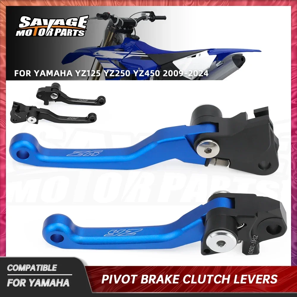 

2024 For Yamaha YZ125 YZ250 YZ450 X/F/FX Pivot Clutch Brake Lever 2009-2025 Motorcycle Accessories Dirt Pit Bike Control Handles