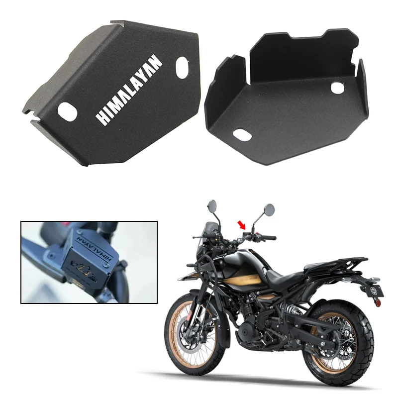 

For Himalayan450 Himalayan 450 2024 Front Brake Reservoir Guard Front Brake Fluid Reservoir Cover Protector Accessories