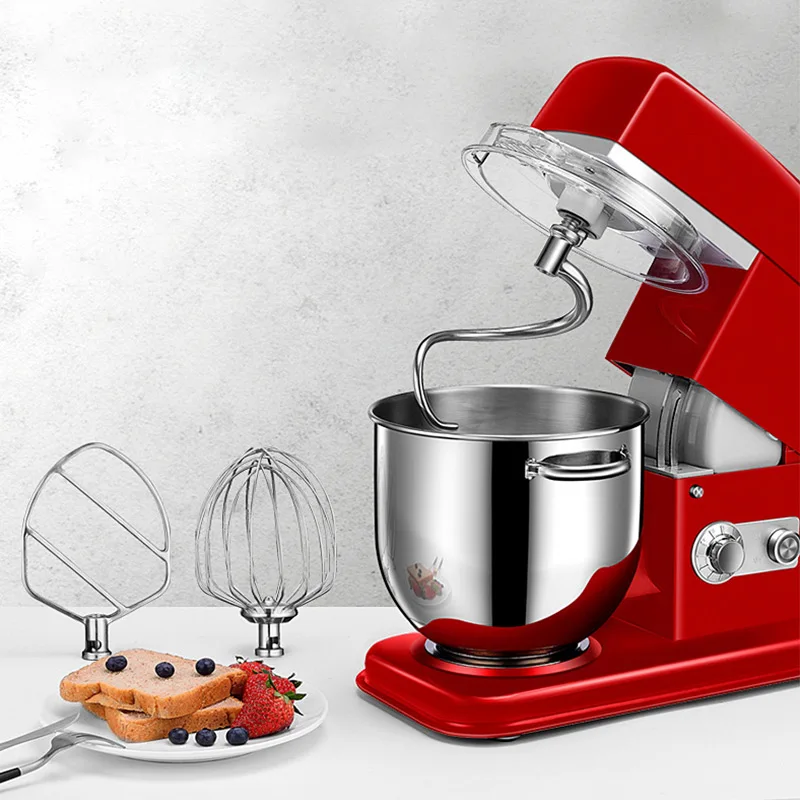 Huishoudelijke Elektrische Stand Mixer 7L 11 Speed Versnellingen Pasta Mixer Huishoudelijke Blender Geluidsarm Ei klop- en kneedmachine