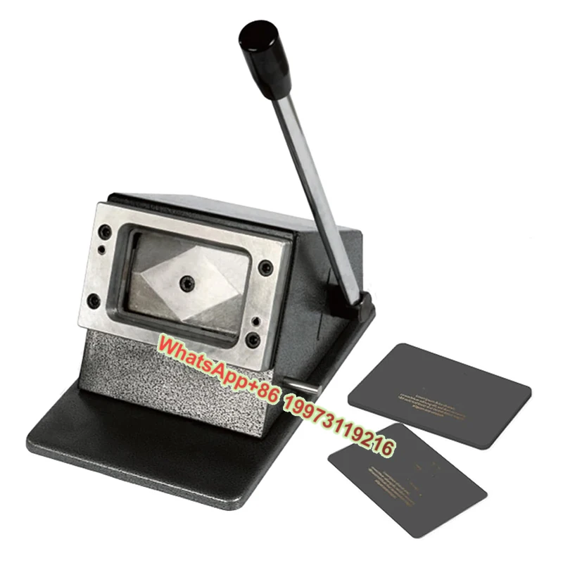 

Heavy-Duty Manual PVC Card Die Cutter Office & Home Use Photos for Business & ID Card Punch Paper Processing Machinery