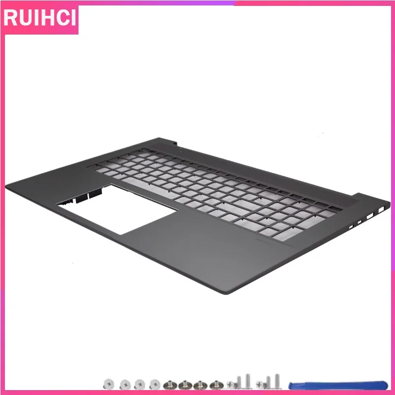 Envy 17-CW 17T-CW 17T-CR TPN-C176 기존 새 노트북 LCD 뒷면 커버 손목 받침대 대문자 하단 베이스 쉘 그레이 실버