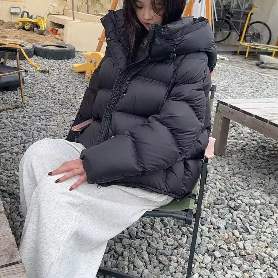 

2025 новые модные зимние хлопковые куртки женские теплые мягкие парки с капюшоном куртка-пуховик свободная уличная одежда холодная толстая женская верхняя одежда