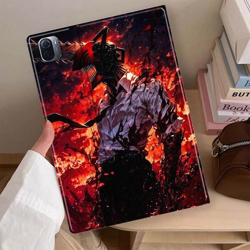 

Anime C-Chainsaw Man Cool For Xiaomi Redmi Mi Pad 8 7 6 5 4 2 SE K 12.4 11.2 12.1 11 8.8 Pro Max Ultra Inch Tablet Case