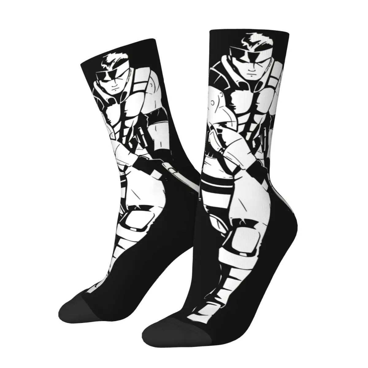 Fashion Men Women Socks Metal Gear Solid Game Msg Fans Lover Accessories Soft Sport Socks All Season