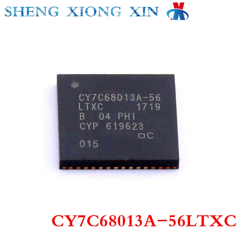 5pcs/Lot 100% New CY7C68013A-56LTXC QFN-56 8-bit Microcontroller -MCU CY7C68013A-56 CY7C68013 Integrated Circuit