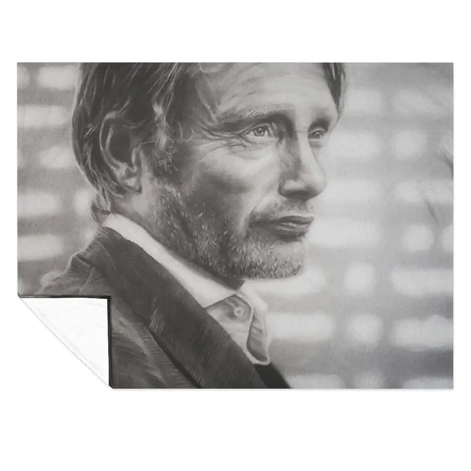 

Mads Mikkelsen Throw Blanket Summer Beddings Cute Plaid Cute Thin Blankets