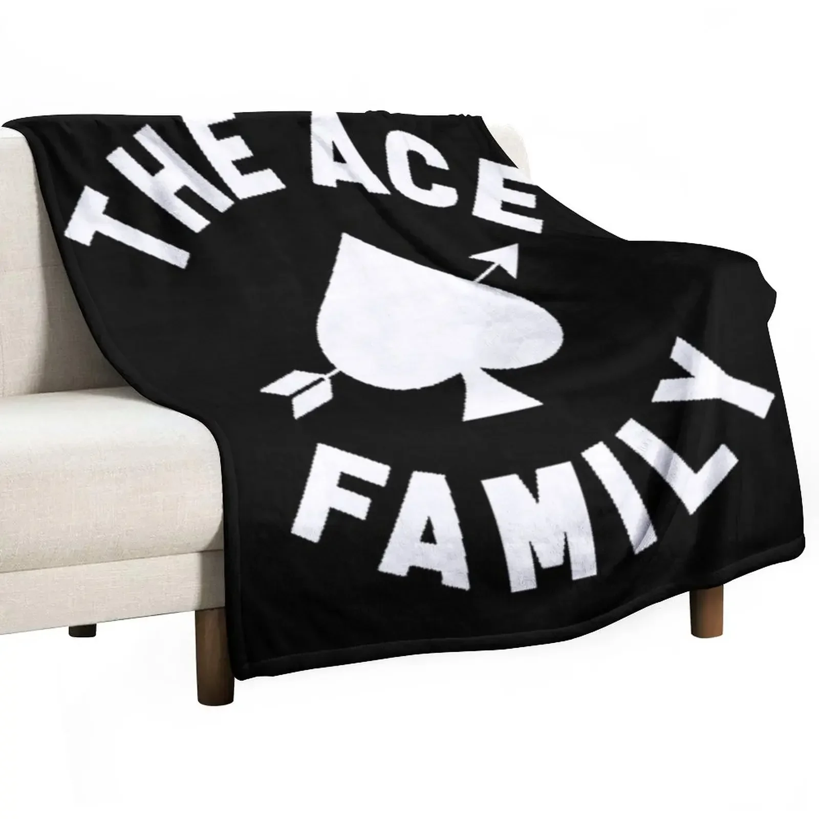 

New ace family merch Throw Blanket Winter beds Soft Plush Plaid Custom For Sofa Thin Blankets