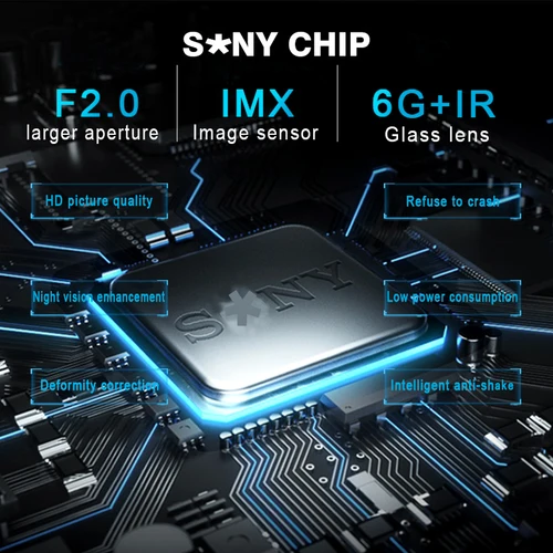 Imagen 2 del producto MAXTO M3 casco de motocicleta auriculares Bluetooth intercomunicador 1000m WiFi 1080P lente grabadora de vídeo impermeable 6 conductores