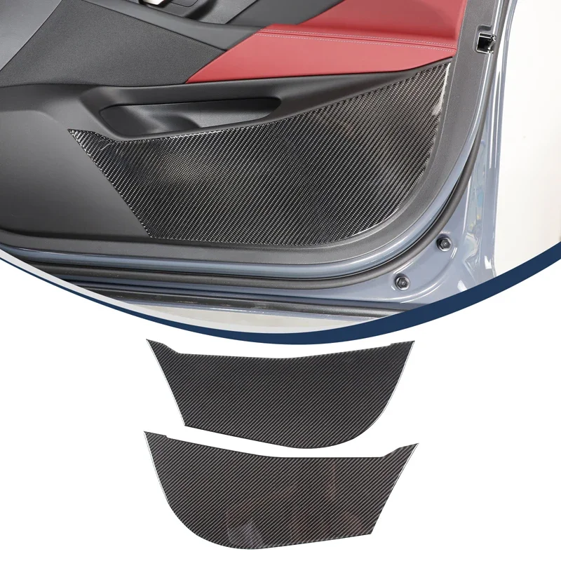

For BMW 5 Series G60 2024+ soft carbon fiber car styling car front door anti-kick panel sticker interior protection accessories
