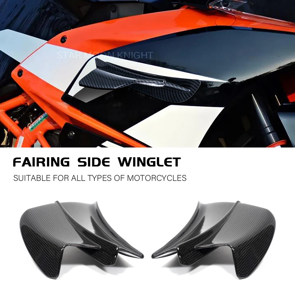 Motorcycle Accessories Fairing Side Winglet Aerodynamic Wing Deflector Spoiler For RC390 RC200 RC125 RC8C 1290 Super Duke 990