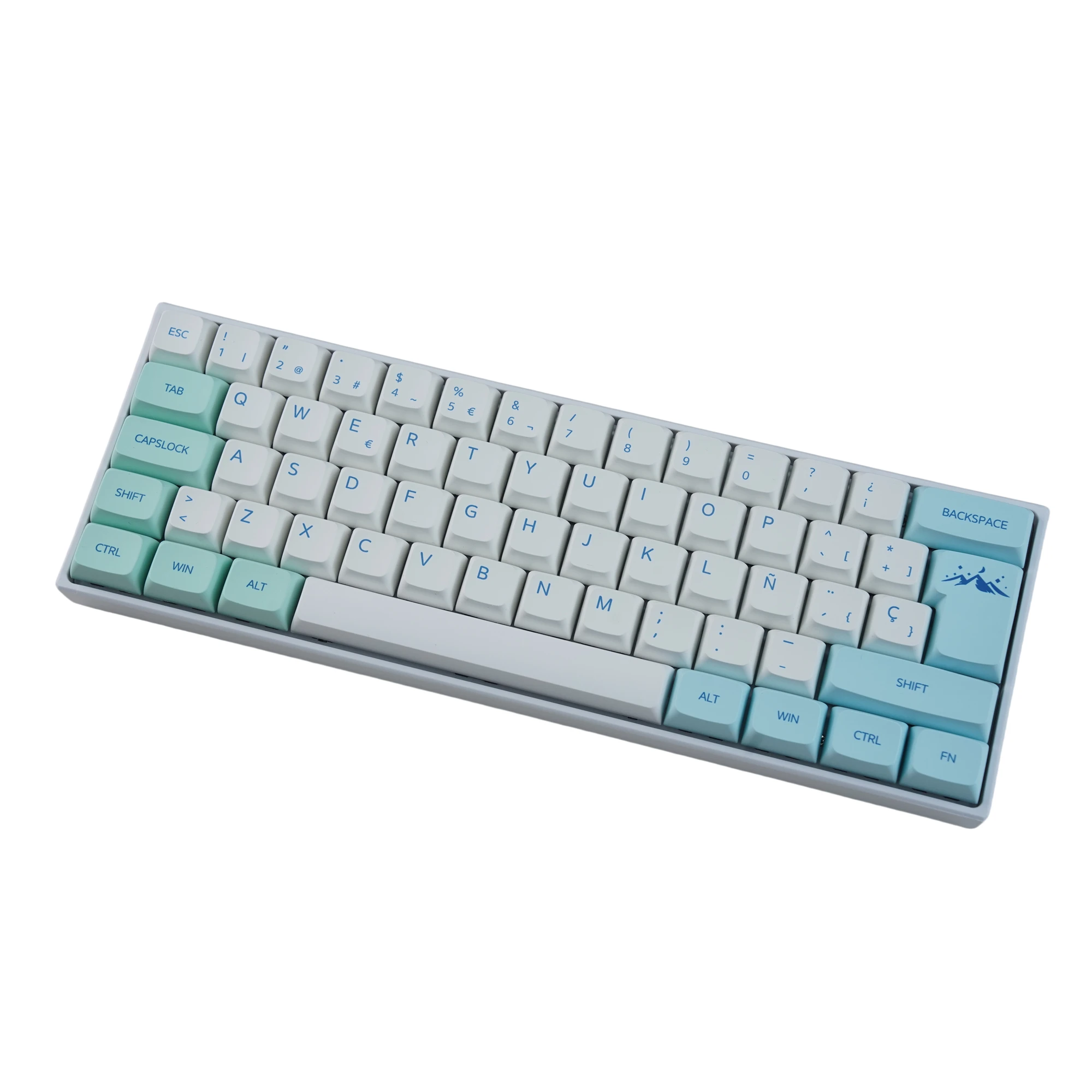 Imagem -04 - Mathew Tech Ultra60 Teclado Mecânico Personalizado para Jogos Iso Qwertz 60 Espanhol Alemão Francês Reino Unido Nordic Azerty Rgb sem Fio