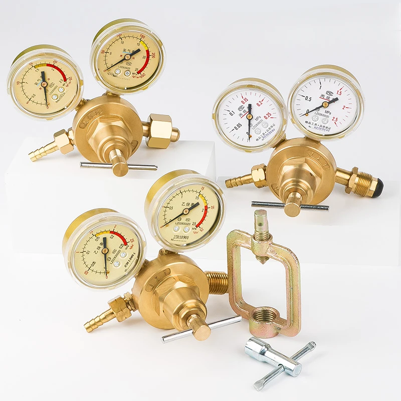 

Acetylene propane meter pressure reducer, gas liquefied gas pressure reducing valve, black diamond grade