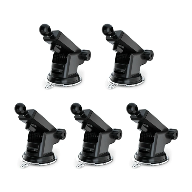 5Pcs Car Telescopic Long Arm Stand Ball Suction Cup Base Phone Holder For OBDPEAK T20 And T30 Car DVR Camera