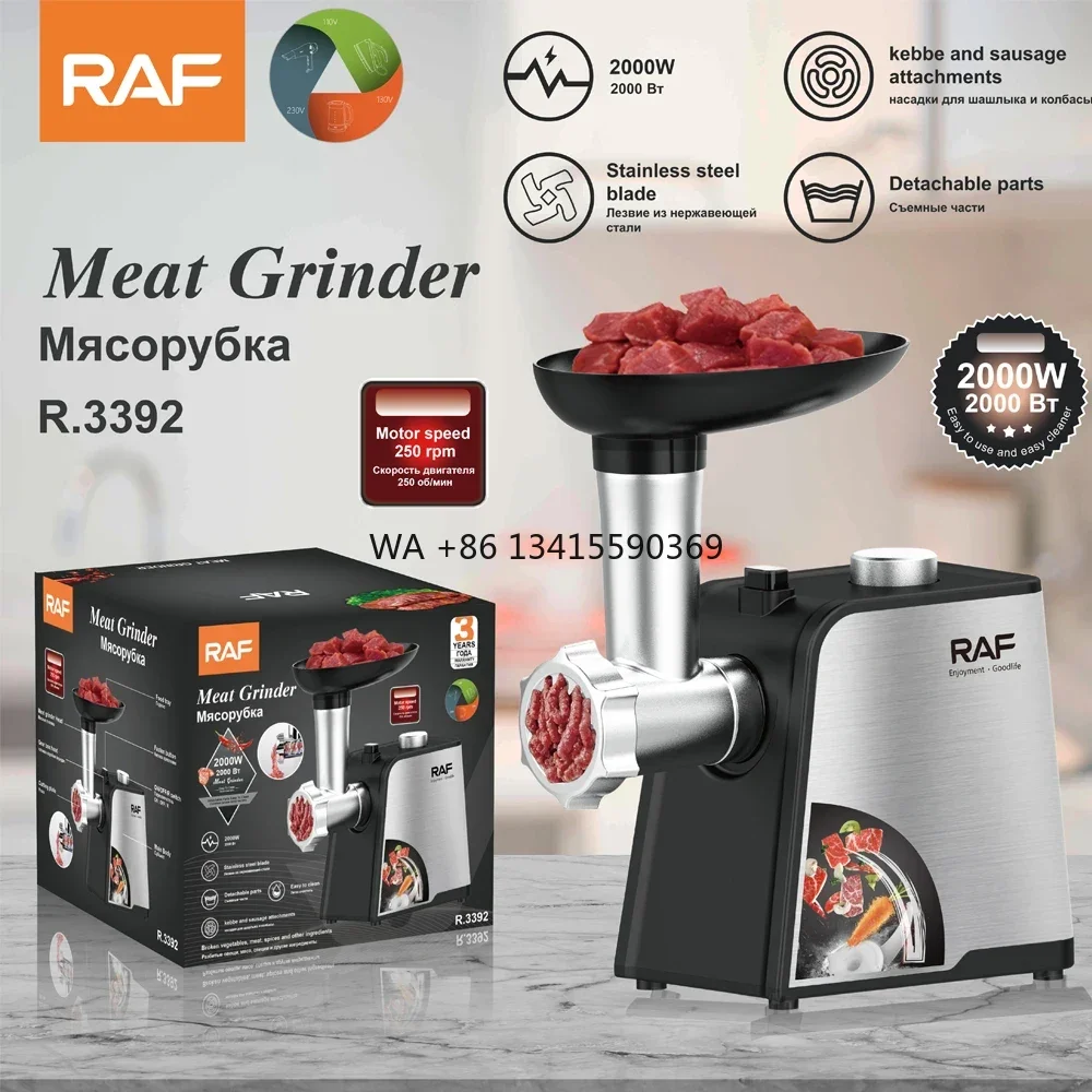 

Hot Sell High Quality Multifunction Electric Meat Grinder For Home Kitchen Utensil
