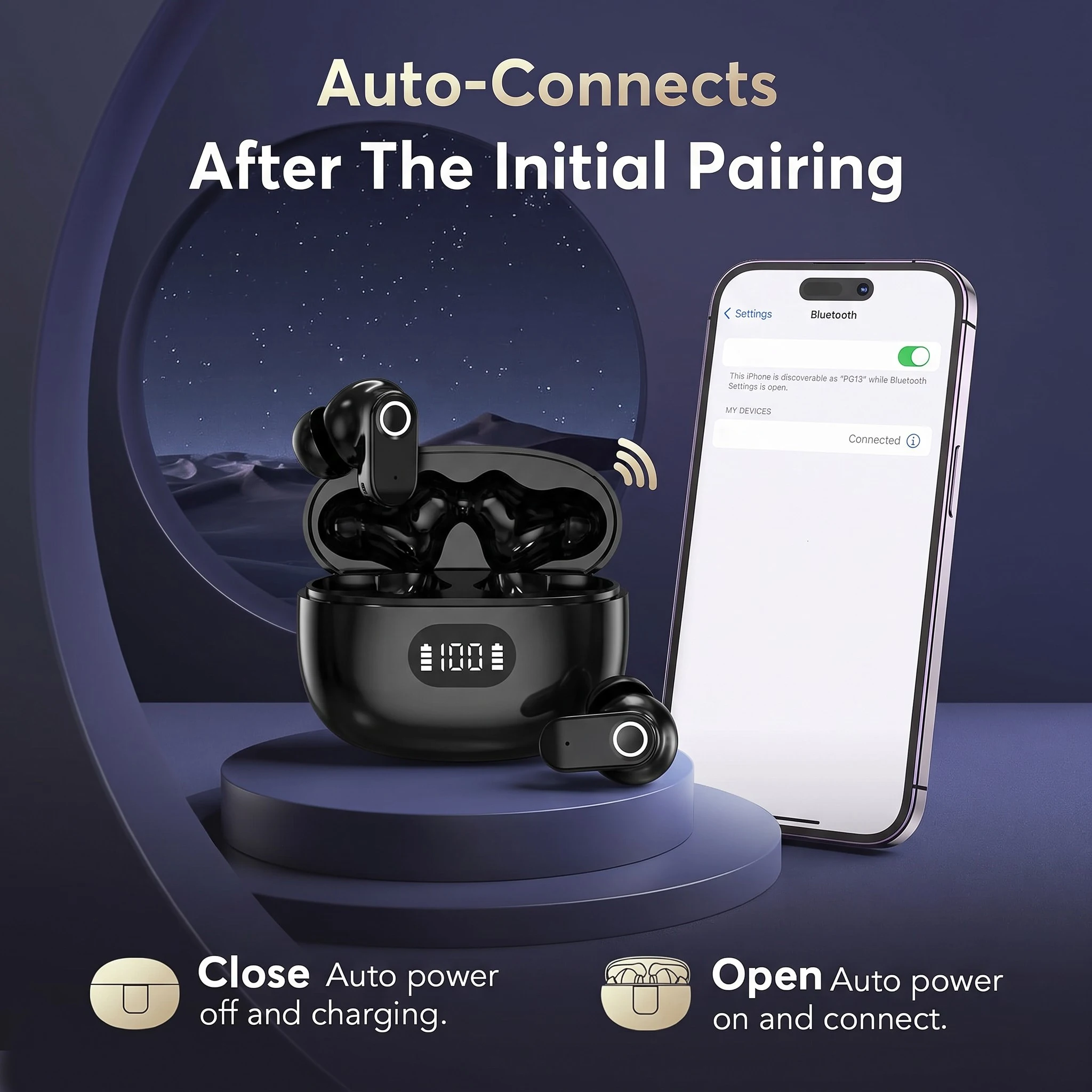 Беспроводные наушники BT 5.4 с – обзор и цена Noise Cancelling Earbuds Tws Transparency