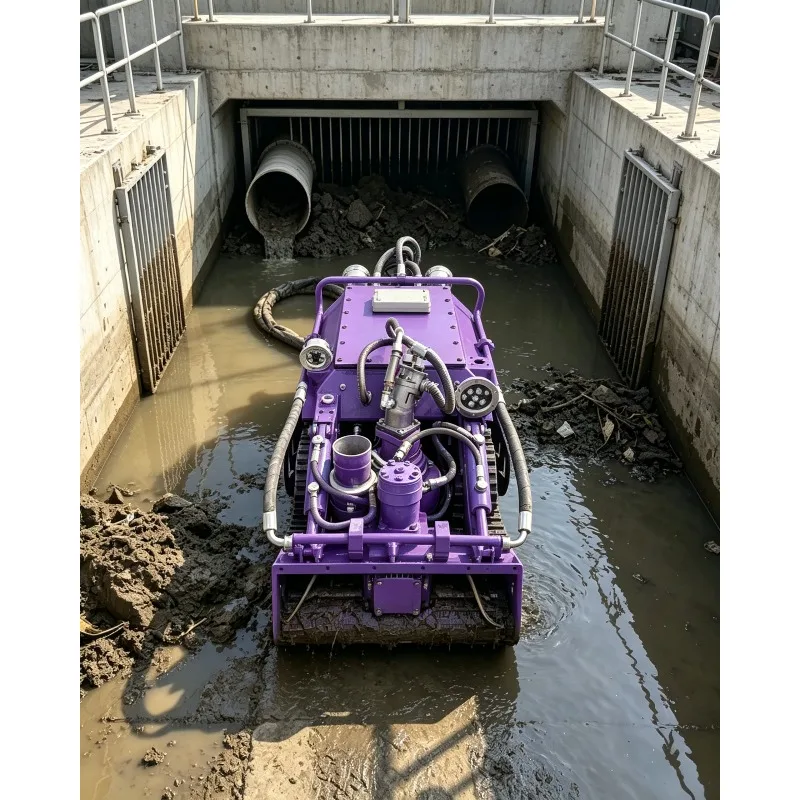 Underwater Pipeline Sludge Cleaning Machine & Dredging Robot, Automatic Sludge Removal Robot with CE ISO Certified