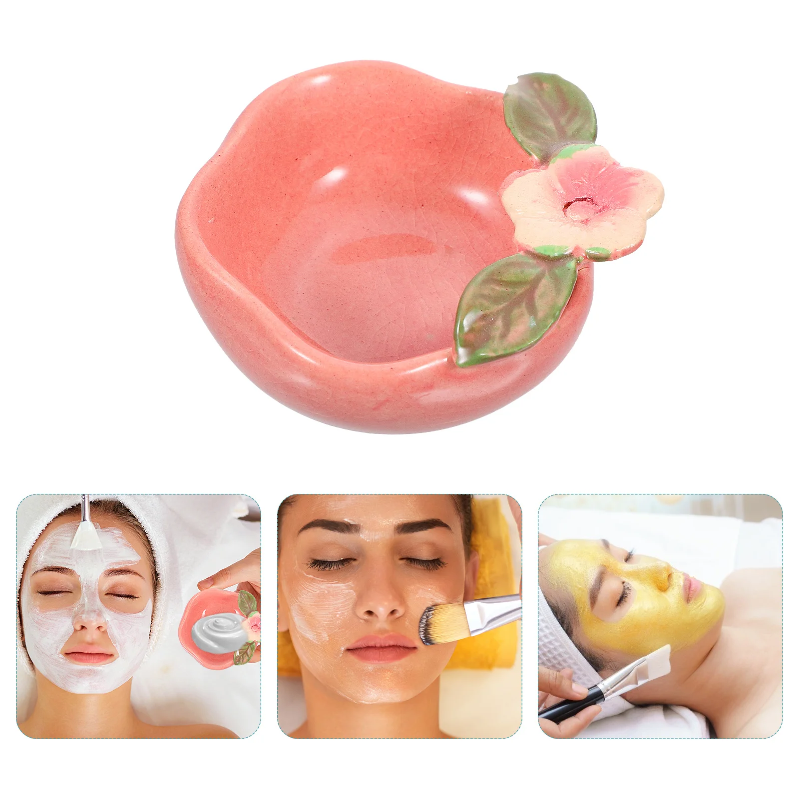 

1Pcs Essential Oil Dish Ceramic Essential Oil Holder Small Plate Aromatherapy Bowl Salon Supplies Spa Storage Plate