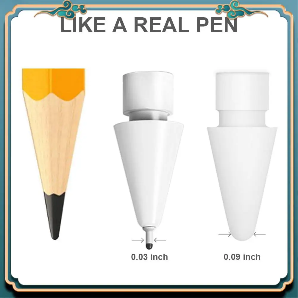 

(New)-For Pencil Tip Upgraded Safe & Scratch-Resistant Tip Precise Control Highly Sensitive Replacement Tip