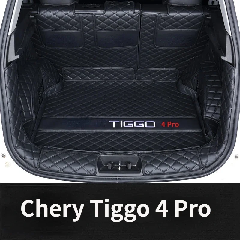 Full Coverage Car Trunk Mats for Chery Tiggo 4 Pro 2023 2024 Car Accessories Auto Mat Interior Cargo Liner