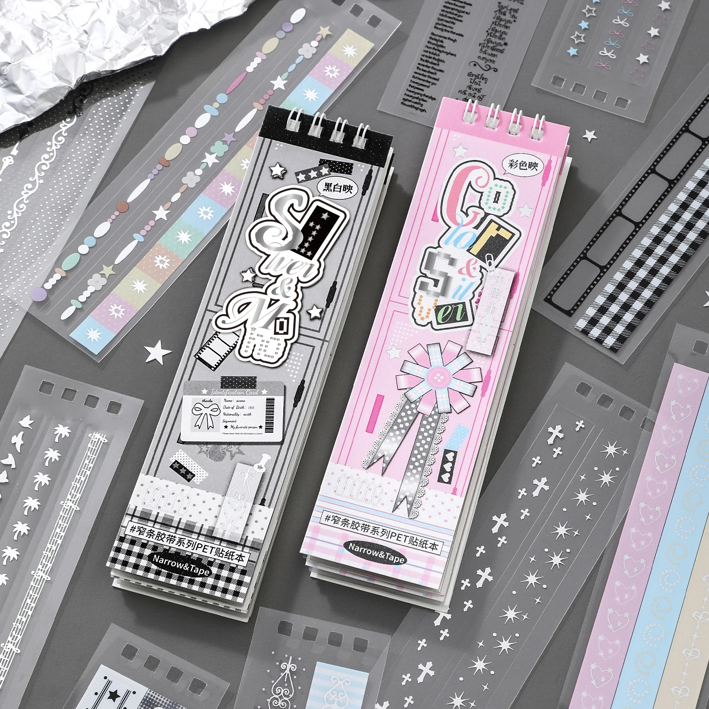 30 Pcs Kawaii Stationery Stickers Japanese Showa Flavor Flash Film Die Cutting Stickers Book Scrapbook DIY Decorative Material