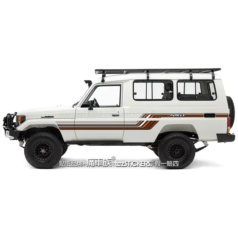 car stickers FOR Land Cruiser LC75 modified body off-road sports dedicated decal film accessories