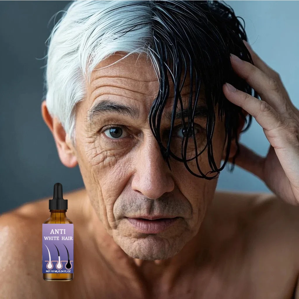 White hair killer, remove gray hair and restore natural hair color in 7 days 2025