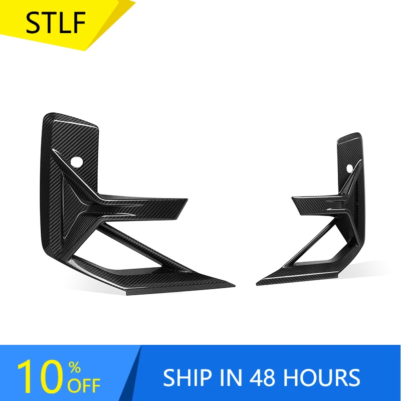 

STLFSQ Style Side Fender Splitter Replacement for BMWs X3M F97 LCI 2022+ 100% Dry Carbon Fiber Front Fender Trims