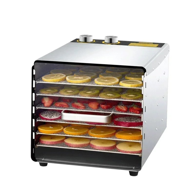 6 Layers Mini Home Food Dehydrator Fruit And Vegetable Dryer Household Meat Drying Machine With 3 Years Guarantee