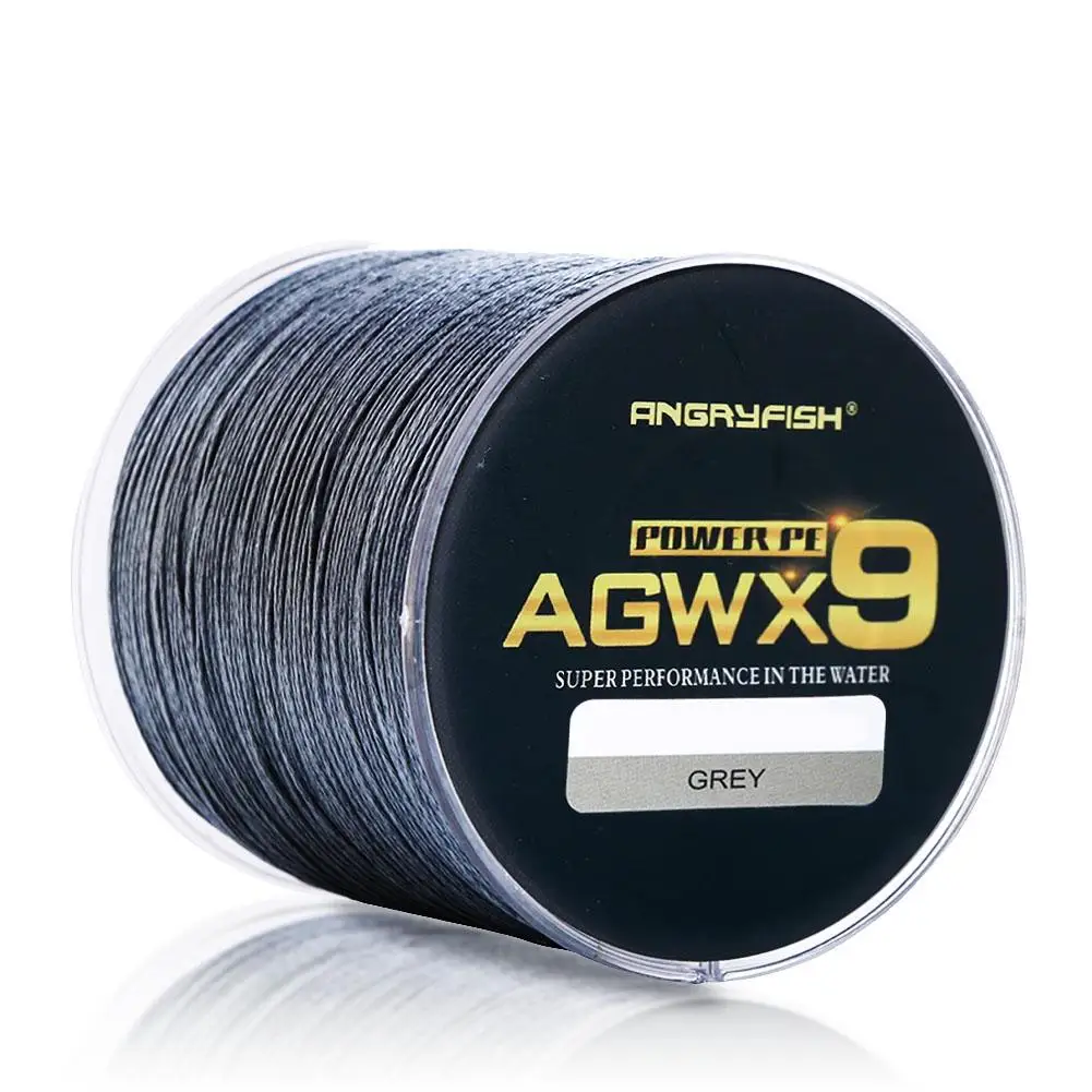 

Angryfish Agwx9 500m Braided Fishing Line Super Strong Wear-resistant Excellent Casting Distance For Fishing Enthusiast