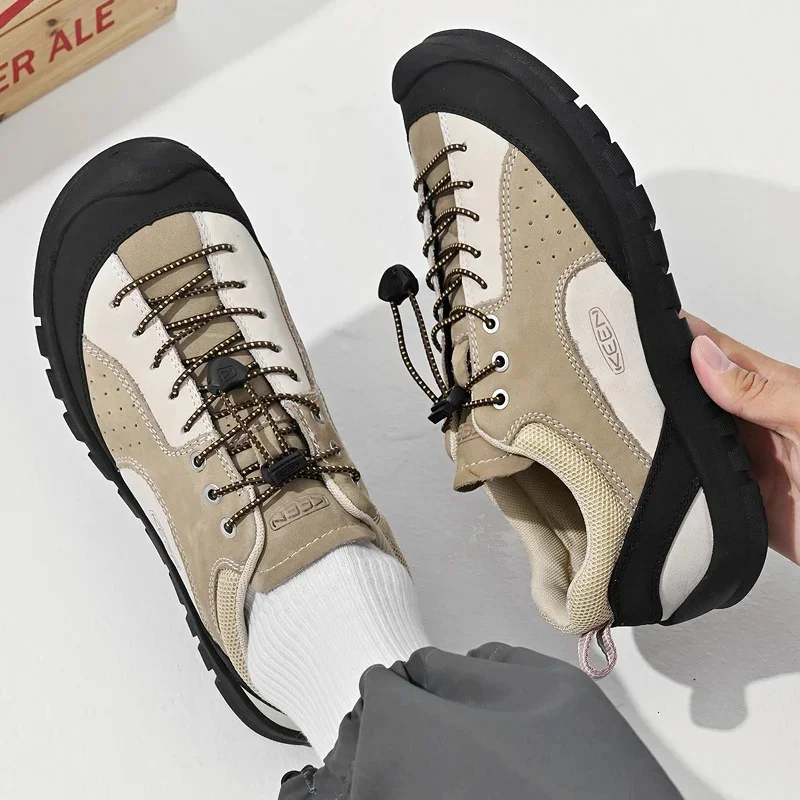 Chaussures de randonnée décontractées pour hommes, baskets de trekking, résistantes à l'usure, camping, escalade, plein air, couple, haute qualité