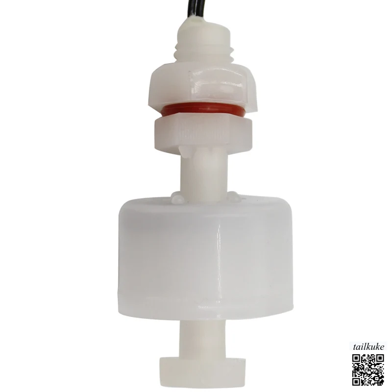 1043-PT Direct Gemonteerde PVDF Buis PTFE Bal Corrosiebestendig Zuur Alkali Drijvende Bal Waterniveauschakelaar