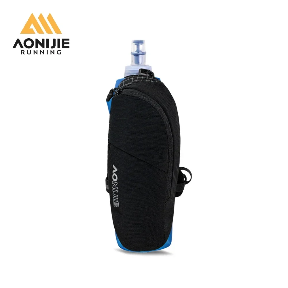 AONIJIE A7108 Sports Handheld Water Bottle Bag Can Hold Mobile Phone 500ml Soft Water Bottle Suitable for Marathon Running