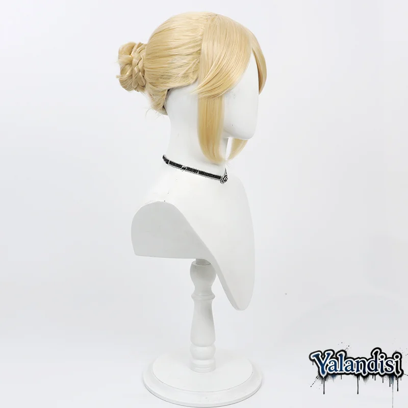Yalandisi& Identity V Hunter Sculptor Cosplay Wig Anime Game Roleplay Party Costume Prop Synthetic Hair Heat Resistant Fiber