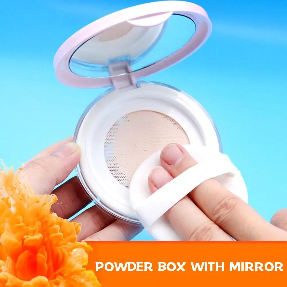 3g Nachfüllbare Air Kissen Puff Box Tragbare Kosmetische Leere Mit Spiegel Puff Pulver Behälter Make-Up Flaschen Kosmetik Fall D4Q9