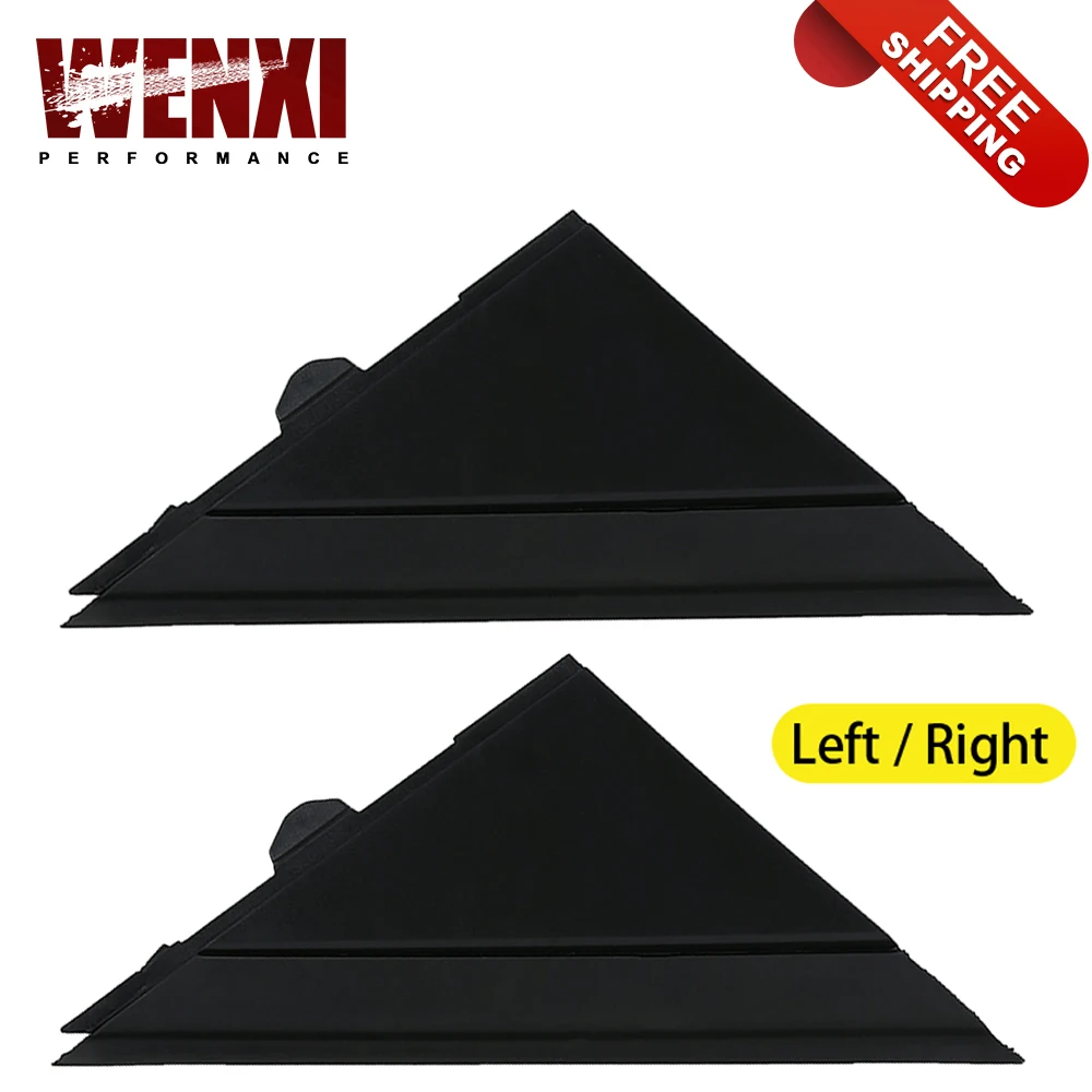 Car Door Mirror Flag Cover Molding Triangle Cover For FIAT 500 2012-2019 1SD00KX7AA 1SJ85KX7AA Matte Black