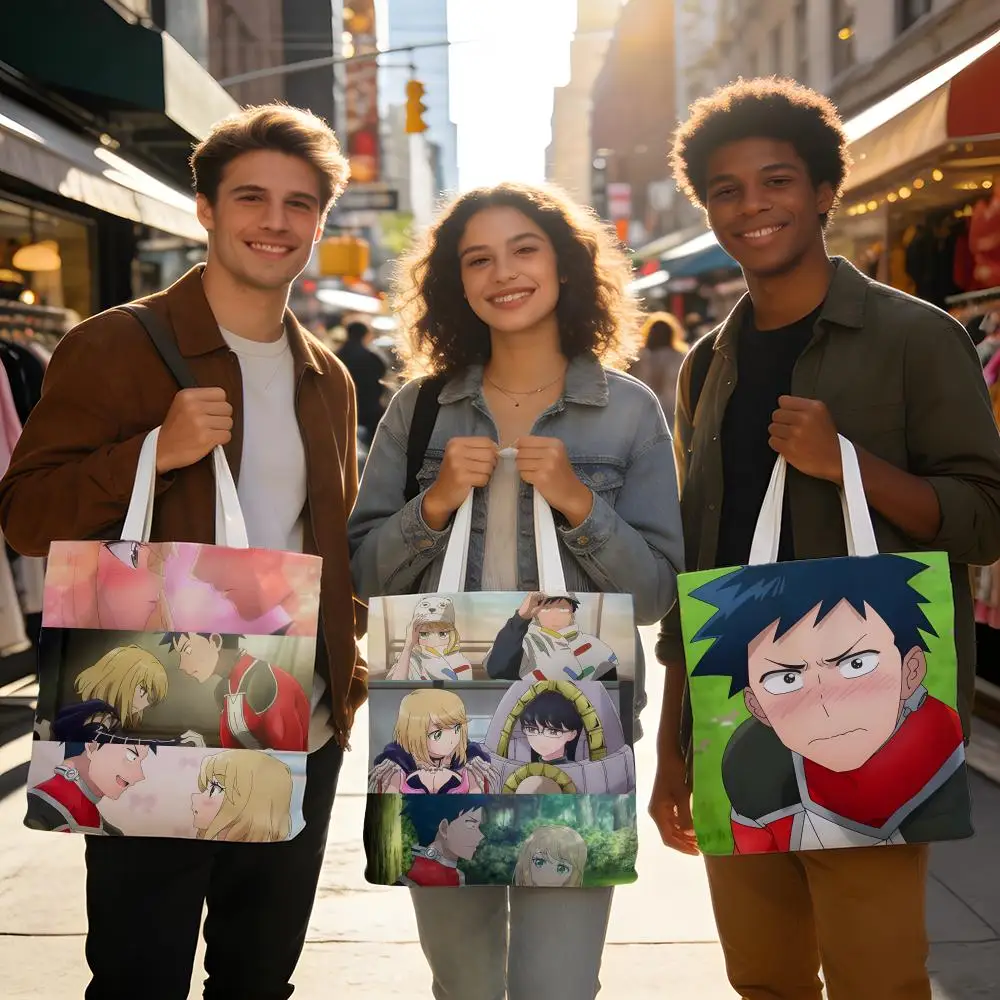 

Сумки для хранения, двусторонние, большие, моющиеся, унисекс, многоразовые, для покупок на рынке, для школы, на каждый день, Love A-After World Domination