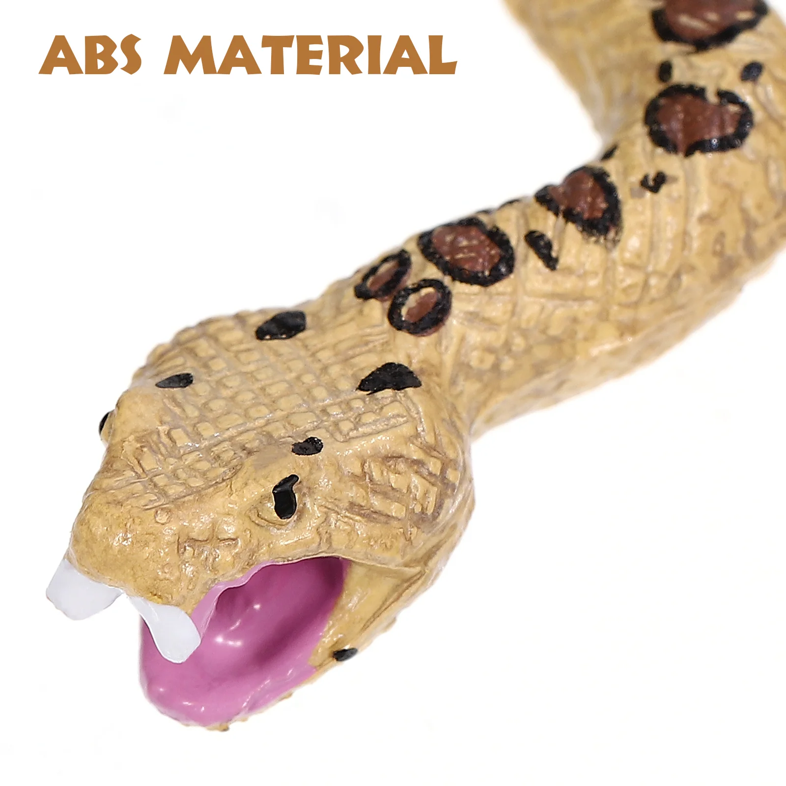 Artificial Snake Gift Prop Fake Tricky Toy Plaything Rattlesnake Simulation Realistic Model Imitation Prank Plastic