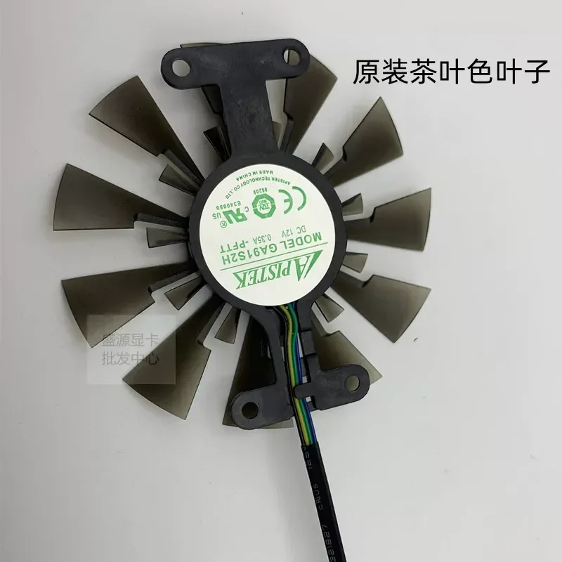 for Sapphire R7 260X 360 460 560d D5 Platinum Edition Dual Ball Bearing Temperature Controlled Graphics Card Fan