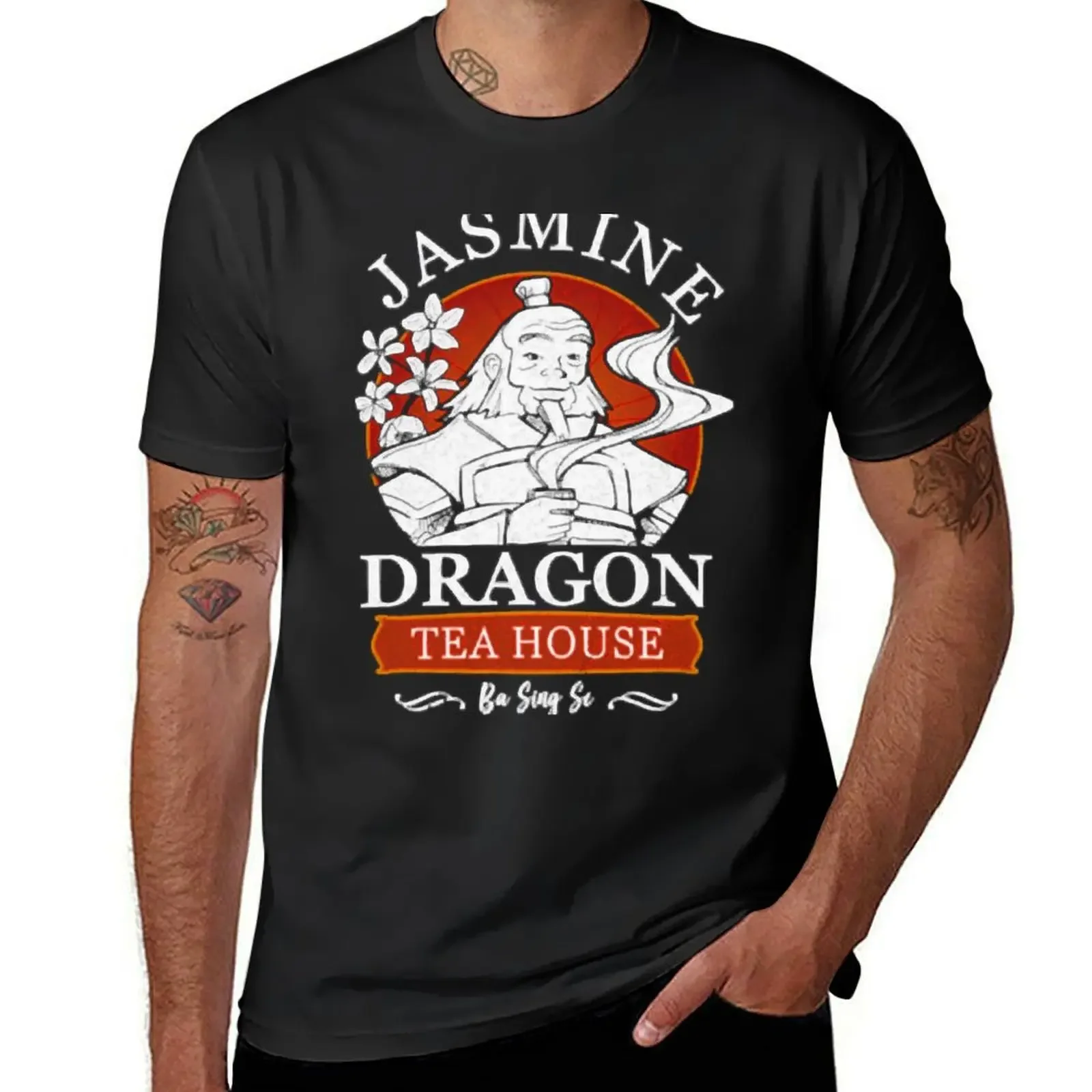 

Jasmine Dragon Tea Shop T-Shirt customs design your own blacks anime stuff men t shirts