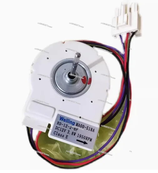 

Suitable for Refrigerator Ventilation Fan Motor MA00-518A RD-12-2-8F 12V3.8W Reverse Rotary Motor