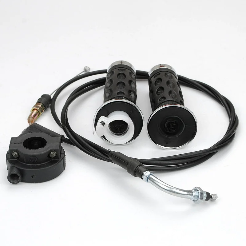 Throttle Twist Grip Set With 78 Inch Scooter Throttle Cable For 50Cc 80Cc 125Cc 150Cc GY6