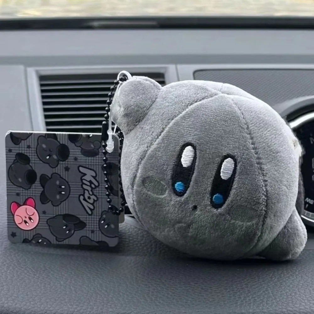 

Anime Kawaii Star Kirby Plush Doll Key Chain Dark Kirby Cartoon Stuffed Toys Kids Birthday Gifts Cute Personality Ornament