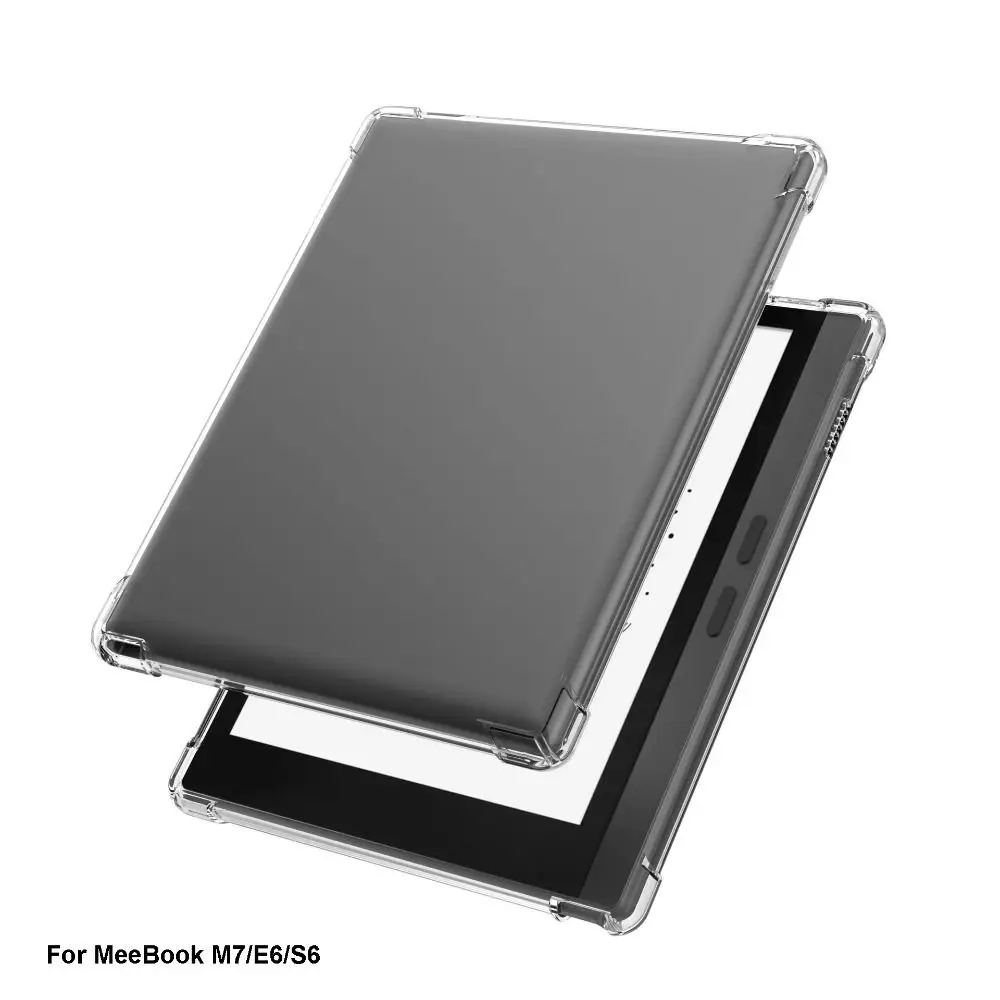 Shockproof 6 inch E-Reader Case Air Bag Wear Resistant Protective Cover Transparent Anti-fall Back Shell for MeeBook M7/E6/S6