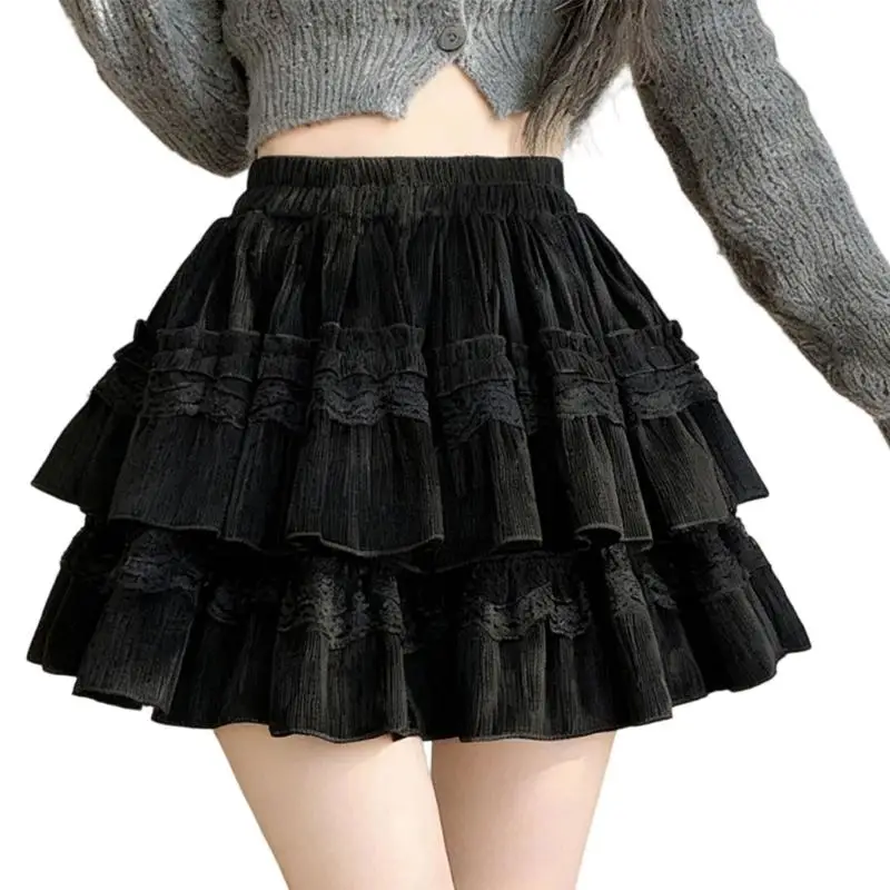 Váy nhung dạ hội thanh lịch có eo cao xếp ly cho sự kiện buổi tối