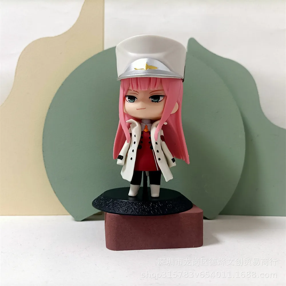 Аниме-фигурка 02 ZERO TWO Kawaii, милая стоячая новинка, 10 см, ПВХ Статические игрушки, украшение, подарки для любимых, кукла