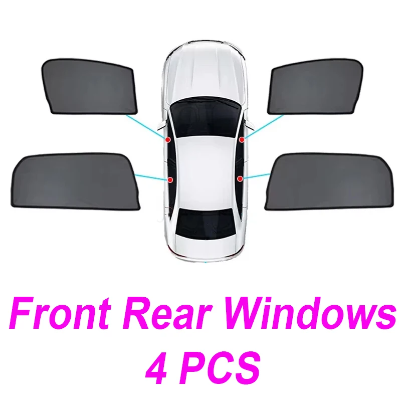 4pcs Front Rear