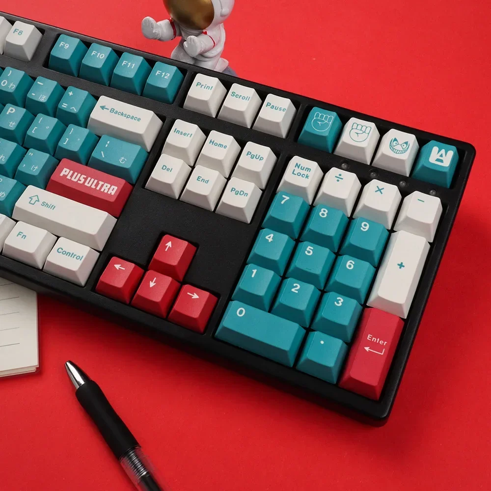 130 Keys Cherry Profile PBT Keycap DYE-SUB English Custom Personality Keycaps For Mechanical Keyboard Gaming 61/64/68