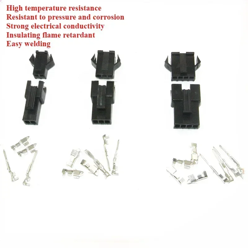 

Connectors 2/3/4/5/6/7/8/9/10/11/12 Pin Pitch 2.54MM Female Male Housing + Terminals SM-2P SM2.54 Wire Electric Dupont Jumper